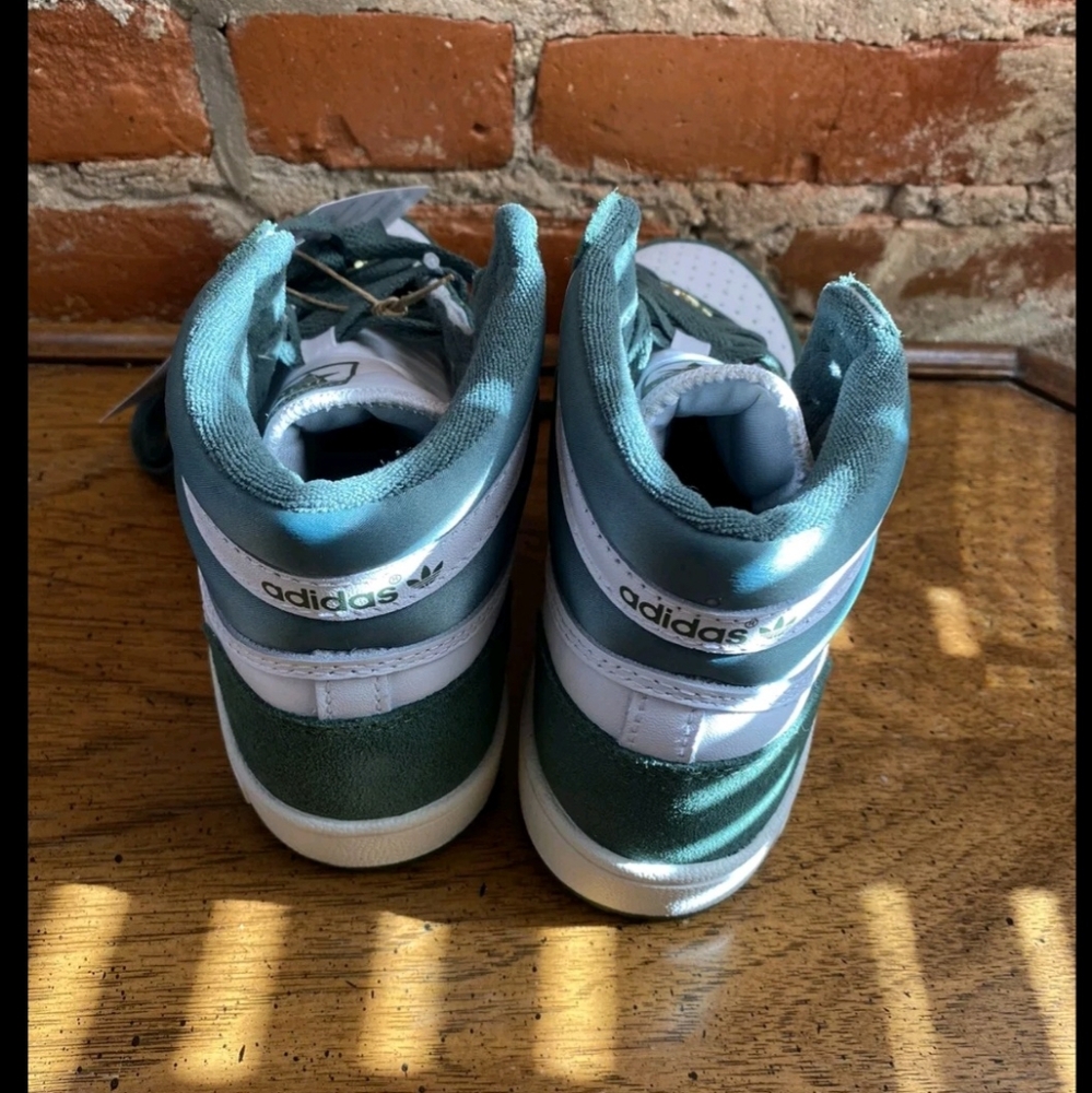 Adidas Originals Top Ten RB High Womens Shoes White Green HP9549 NEW Size 8.5. - Picture 4 of 5